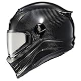 ScorpionEXO Covert FX Carbon Fiber Full Face Motorcycle Helmet Street Fighter Style - Bluetooth Ready Speaker Pockets DOT ECE Solid (Gloss Black - X-Large)