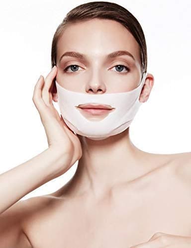 MAGICSTRIPES Chin & Cheek Lifting Mask // V Line Mask, Double Chin Reducer Lifting Face Mask, V Shape Slimming Facial Mask (SiNGLE - 1 Mask)