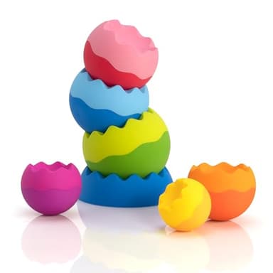 Fat Brain Toys Tobbles Neo, Creative Toddler Sensory and Learning Toys for Kids 6 Months and Up, For Early Development