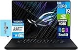 ASUS 2025 ROG Zephyrus M16 Gaming Laptop 16.0" 240 Hz WQXGA Display (Intel i9-13900H, GeForce RTX 4080 12GB, 64GB DDR5, 4TB SSD, RGB KYB, TB 4, WiFi 6E, BT 5.3, Win11Pro) w/DKZ USB Port Expander