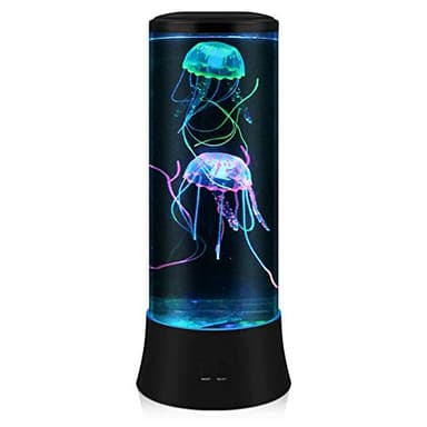 EDIER Jellyfish Lamp, LED Fantasy Jelly Fish Light, 7 Color Setting Jellyfish Tank Table Lamp Decorations for Home Office Decor Great Gifts for Kids