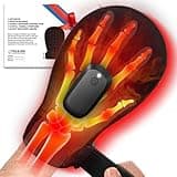 PEEWF Wireless Red & Near-Infrared Light Therapy Glove for Hands – Arthritis, Sore Muscles Relief | 30 Red & Near-Infrared LEDs | Breathable | Auto 20-Min Shut-Off