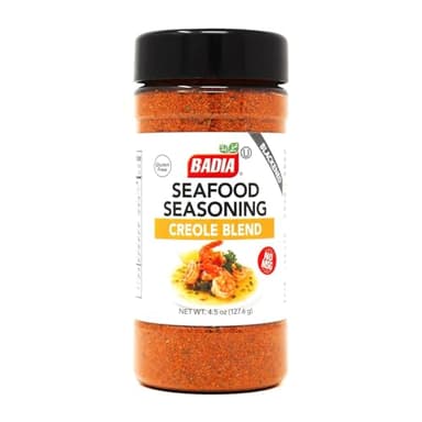 Badia Blackened Seafood Seasoning Creole Blend 4.5 oz – Savory Cajun-Style Blend, Bold Southern Flavor, No MSG