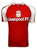 Men's Liverpool Training Jersey, Licensed Liverpool Short Sleeve Shirt Red (X-Large)