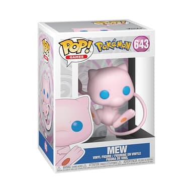 Funko Pop! Games: Pokemon - Mew - Collectable Vinyl Figure - Gift Idea - Official Merchandise - Toys for Kids & Adults - Video Games Fans - Model Figure for Collectors and Display