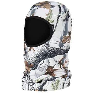 BLACKSTRAP Sock Hood Balaclava Face Mask, Dual Layer Cold Weather Headwear (Snowscape)