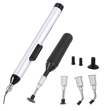 Jiayouy 2-Piece IC Pick up Vacuum Sucking Pen Set for precision component placement with Interchangeable Tips and Cups