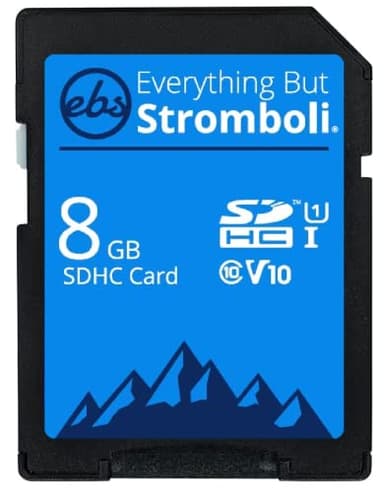 Everything But Stromboli 8GB SD Card Class 10 UHS-1 U1 V10 Speed C10 8G SDHC Memory Card for Canon Powershot SX Series Works with SX530 HS, SX70, SX740, SX620, SX540, SX420 is, SX730, SX60 HS Camera