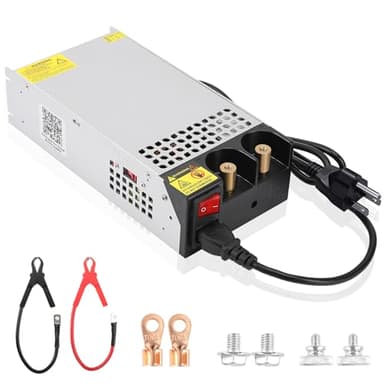 VIXKPIRR DC 12V 100A 1200W Power Supply, 110V AC to 12V DC Converter Transformer Adapter 100amp 1200W Switching Power Supply for LED Strip Light CCTV Camera Security System Radio 3D Printer