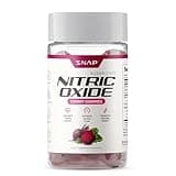 Snap Supplements Beet Root Gummies, Nitric Oxide Supplement with Organic Beets, Vitamins, Pomegranate and Antioxidants for Energy, Heart Health & Circulation Support, 60 Sugar Free Gummies, Cherry