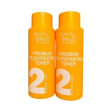 Beauty Vault Premium Rejuvenating Toner, 2 Bottles x 120mL