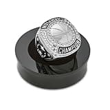 Express Medals Champion Basketball Trophy Ring Award Gift Fantasy Prize with Display Neck Chain and Stand Championship Rings