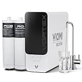 VIOMI® 4-Years RO Water Filtration System, 9 Stage Reverse Osmosis Water Filter, 600GPD, NSF/ANSI 372&53&42 Certified, 3:1 Tankless Reverse Osmosis System Under Sink with Faucet,TDS PFOS&PFOA Reduce