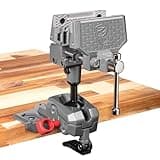 Real Avid Vise - 360° Swiveling Bench Vise for Optimal Positioning, Versatile Applications, 5" Jaw Width Vise for Cleaning, Maintenance, Woodworking & More High-Torque Applications up to 100 ft-lb