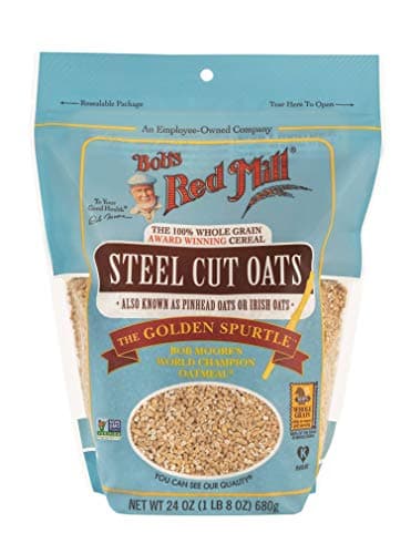 Bob's Red Mill Steel Cut Oats, 24oz (Pack of 1) - Non GMO, Whole Grain, Vegan, Kosher