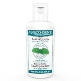 Eco-Dent TartarGuard Baking Soda Toothpowder - Enzyme Cleaning Action for Tartar Control, SLS-Free, Fluoride-Free Toothpaste Alternative, Fresh Mint Tooth Powder + DailyRinse Single-Use Pack
