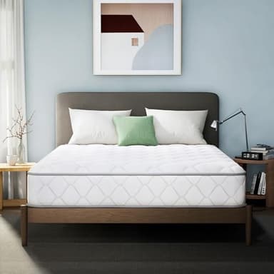 ETONEX 8 Inch Full Size Hybrid Innerspring Mattress Gel Memory Foam and Spring Mattress in a Box Medium Firm CertiPUR-US Certified Foam (Full, 8in)