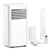 10000 BTU Portable Air Conditioner and for Room up 450 Sq. Ft, 4-IN-1 Quiet Portable Ac Unit with Dehumidifier Fan Function, Remote Control, Sleep Mode, 24H Timer