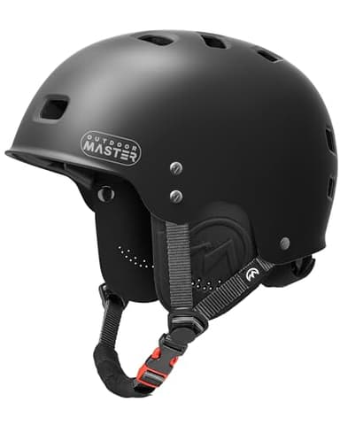 OutdoorMaster Kayak & Water Helmet with Ear Pads, 12 Vents Dial Fit Adjustment, Perfect for Kayaking, Boating