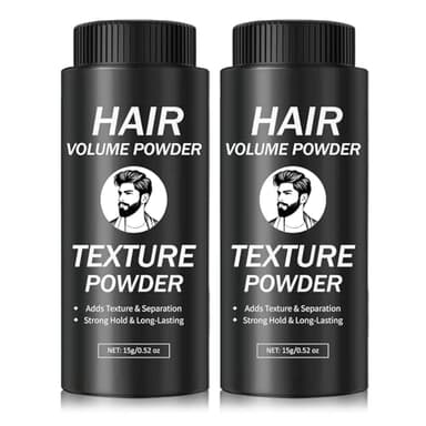 IONSGAKO 2PCS Hair Texture Styling Powder for Men & Women, Hair Texturizing & Volumizing Powder Add Instant Volume Long-Lasting Hold Non-Greasy Matte Finish for All Hair Types