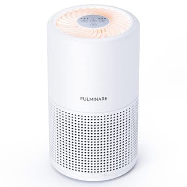 Air Purifiers for Bedroom, FULMINARE H13 True HEPA Air Filter, Quiet Air Cleaner With Night Light, Portable Small Air Purifier for Home, Office, Living Room