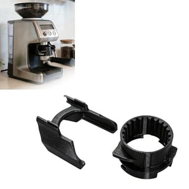 For Breville Smart Grinder Pro 54mm Portafilter Funnel Holder & Adapter | Spill-Free Dosing for Coffee Ground Collection, Secure Fit Accessory