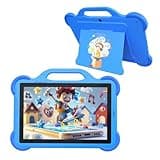 PEICHENG Kids Tablet, Android 14.0 10" Tablets for Kids, Parental Control Toddler Tablet with case Included 2+8MP Dual Camera, HD Screen, Pre-Installed Kids APPs (1PCS, Blue)