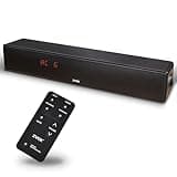 ZVOX Dialogue Clarifying Sound Bar - Patented Hearing Technology, AccuVoice TV Sound Bar with 12 Levels of Voice Boost, 17" Home Theater TV Speakers, Ideal for Smart TVs - AV157 Black