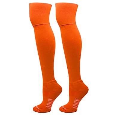 Mk Socks Extreme Over the Knee Sports Socks - Orange (L)