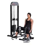 Body Solid (GIOT-STK) Inner and Outer Thigh Attachment, Flexibility Abductor Machine and Leg Stretcher, Fitness Equipment for Commercial and Home Gym, 210 lbs Weight Stack