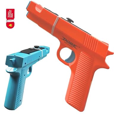 INITMMO Game Gun Controller for Nintendo Switch 2 Joycons,Dual Trigger Shooting Game Gun Grips for Big Buck Hunter,House of The Dead and Other Switch 2 Shooter Hunting Games,Not for Switch 1 (2 Pack)