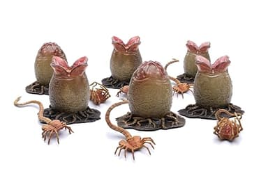 Hiya Toys Exquisite Mini Series 1/18 Scale 5 Inch Alien Xenomorph Egg Facehugger Set Action Figure
