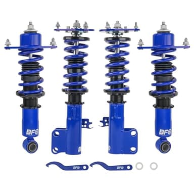 BFO Coilovers for Toyota Corolla 2009-2019, for Toyota Matrix E140 2009-2014, Height Adjustable Coilovers Suspension Kit, Preset Damping Shock Absorber Struts, Lowering Kit Blue