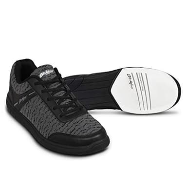 KR Strikeforce Men's Flyer Mesh Bowling Shoe Black/Steel (US Footwear Size System, Adult, Men, Numeric, Medium, 10)