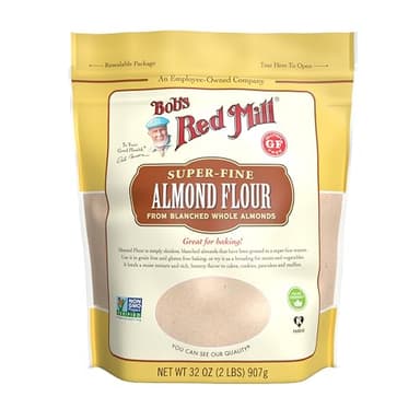 Bob's Red Mill Blanched Almond Flour, Finely Sifted - 2 Pound (Pack of 1) - Non-GMO, Gluten Free, Paleo, Vegan, Keto Friendly