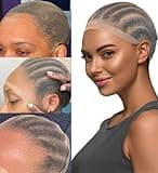 InsQueen 𝗜𝗻𝘀𝗤𝘂𝗲𝗲𝗻 6 Pcs HD Wig Caps Thin and Transparent Wig Cap for Lace Front Wig Breathable High-Elastic Stretchy Skinlike Hair Caps