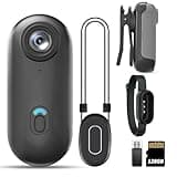 Action Mini Body Camera 128G with Audio & Video Recording - 1080p Personal Civilian Wearable Small Cam - Tiny Pocket Vlogging Portable Hands Free Worn POV Recorder - Travel Pets Baby Family