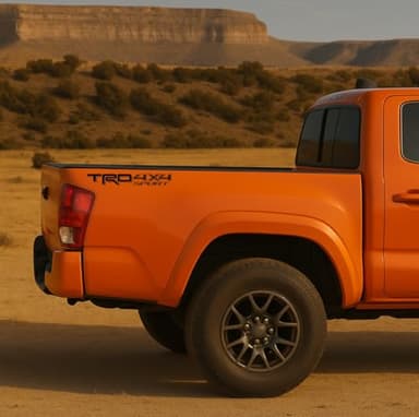 ToyotaTRD 4X4 Sport Decal Sticker Kit,Tacoma Bed Side Graphics, 2016-2023 Models, Black, Set of 2