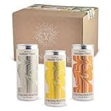 Strongwater Tonic Water Variety Pack (Pack of 12, 8.4 Fl Oz Each) - Includes Nordic Tonic, Indian Tonic, Spanish Tonic - Premium Craft Cocktail Mixers Sampler