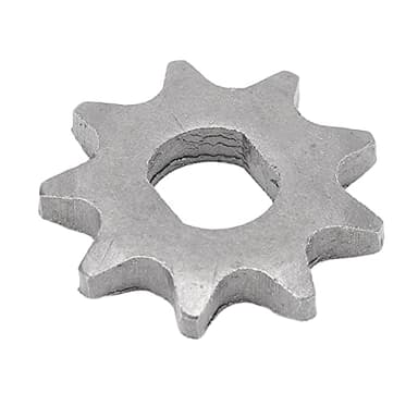 T8F Chain Sprocket, Portable Professional T8F 9T MetalSprocket Replacement for Electric Scooter Mini Motorcycle Motor, 9 Tooth T8F Sprocket