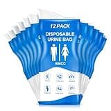 Xeiophoy Urine Bag, 12PCS 900ML Disposable Urine Bags for Urinals for Men & Women, Portable Urinal with Leakproof Seal, Odor-Resistant Pee Bags for Camping, Traffic Jams, Pregnancy & Patients