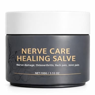 Nerve Care Healing Salve, Professional Neuro-Relief Cream - Use on Feet, Hands, Legs, and Joints to Calm Uncomfortable Sensations, 3.53 oz