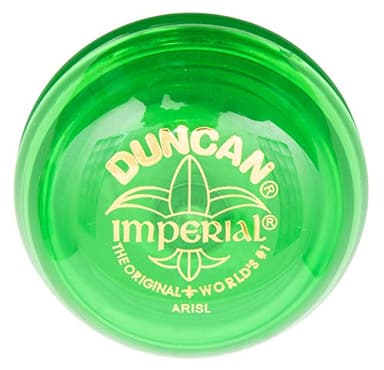 Duncan Toys Imperial Yo-Yo, Beginner Yo-Yo with String, Steel Axle and Plastic Body, Lime Green