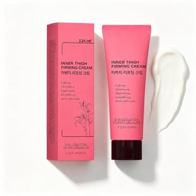 ZZILME Inner Thigh Firming Cream - Lift the Loose Skin, Remove Cellulite for Legs, Help Tighten the Appearance Of Saggy Body Skin & Korean Skincare Rose 4.18 Fl Oz