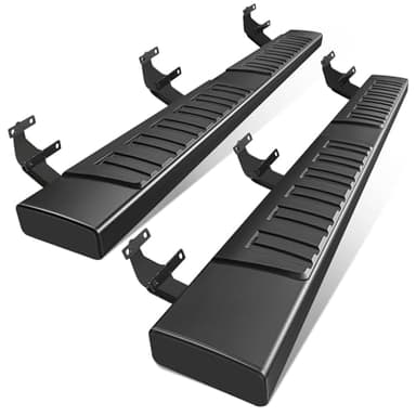 PZ 6" Running Boards for 2015-2026 Ford F-150 SuperCrew Cab 4-Doors 2017-2026 Ford F250 F350 Super Duty Crew Cab Black Aluminum Alloy Side Steps Nerf Bars