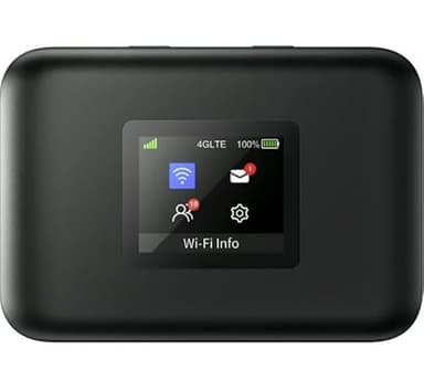 AT&T Turbo Hotspot 3: 256 MB, Black - Prepaid Hotspot, Connects Up to 16 Devices, Dual Band Wi-Fi, Long Lasting Battery