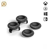 SCUF Control Thumbstick Grips - 4 Pack with 2 Bases - Catalyst - Joystick Thumb Grips For Xbox One and Xbox Series X & S, PS4, PS5, Nintendo Switch Pro Controller - Black