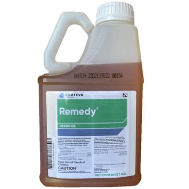 Remedy Specialty Herbicide Weed Killer & Brush Control At Rangeland, Pasture and Fence Lines, Triclopyr Concentrated, Use Alone Or Tank Mix With GrazonNext/ForeFront HL Herbicide, 1 Gallon