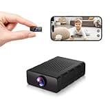 Braload Mini Camera, 4K HD Nanny Cam for Home - Smallest WiFi Wireless Camera with Motion Detection, App Control, Cloud & SD Storage, No WiFi Needed for Pet/Baby/Nanny Surveillance