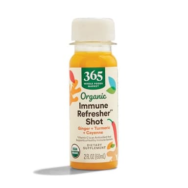 365 by Whole Foods Market Organic Ginger Turmeric Shot, 2 FZ